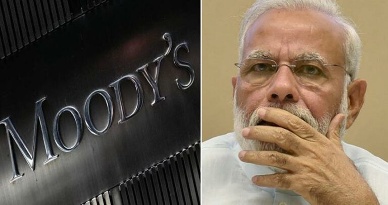 Moody's Changes Indian Credit Rating Outlook Negative